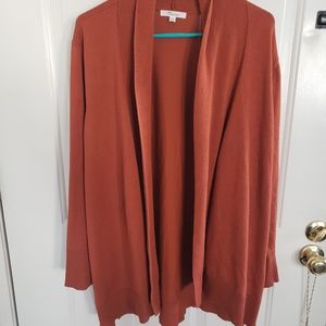 89th & Madison Terracotta Cardigan